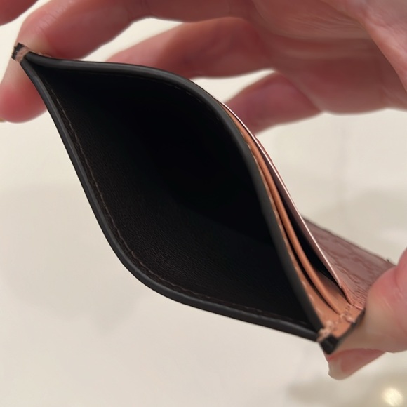 NEW GUCCI Micro Guccissima Leather Card Case Holder in Soft Pink - Picture 3 of 5